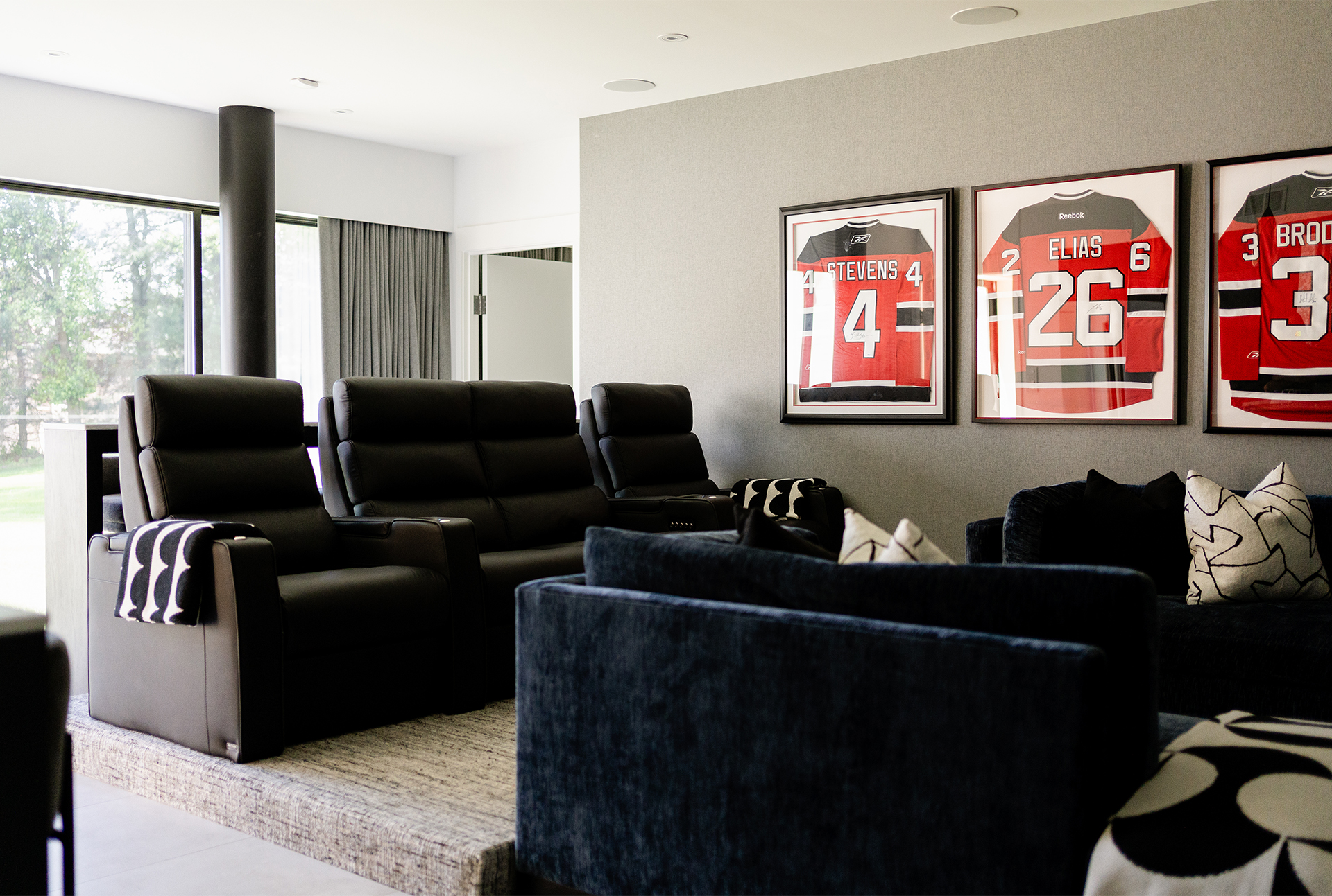 Family Home Theater - Erica Friedland Design
